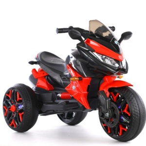 Elektro Kindermotorrad - Dreirad 5118 - 2x 6V4,5A Akku, 2 Motoren + Lackiert-0