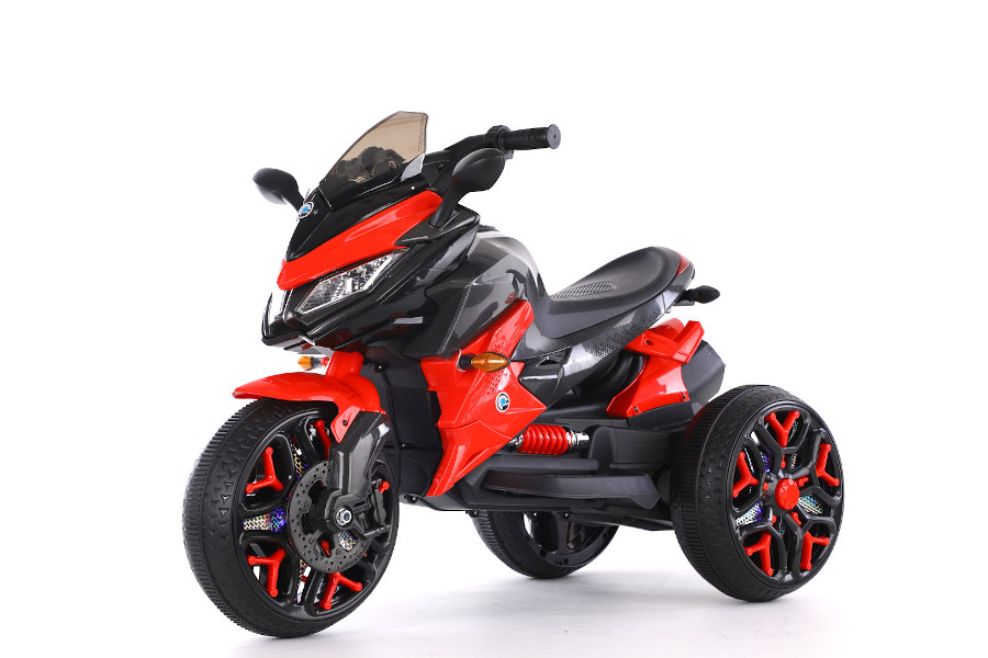 Elektro Kindermotorrad - Dreirad 5118 - 2x 6V4,5A Akku, 2 Motoren + Lackiert-16301