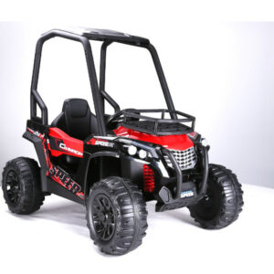 Kinderfahrzeug - Elektro Auto "Buggy 370" - 12V10AH Akku,2x120W Motoren, Ledersitz + EVA Reifen, - 2,4Ghz +MP3-0