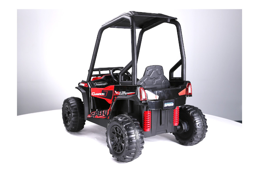 Kinderfahrzeug - Elektro Auto "Buggy 370" - 12V10AH Akku,2x120W Motoren, Ledersitz + EVA Reifen, - 2,4Ghz +MP3-16360