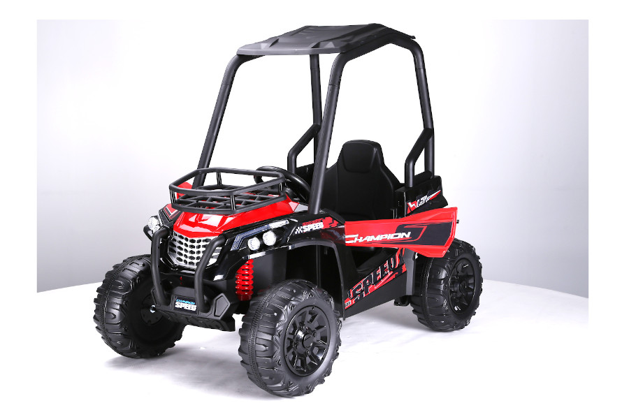 Kinderfahrzeug - Elektro Auto "Buggy 370" - 12V10AH Akku,2x120W Motoren, Ledersitz + EVA Reifen, - 2,4Ghz +MP3-16359