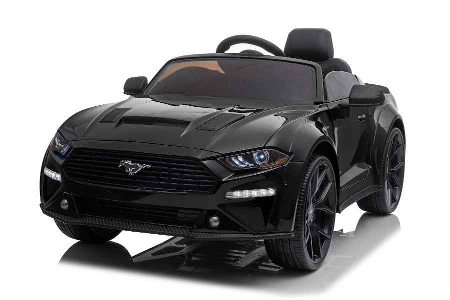 Elektro Kinderauto "Ford Mustang" - lizenziert - 12V7AH Akku,2 Motoren+ 2,4Ghz+Ledersitz+EVA-0