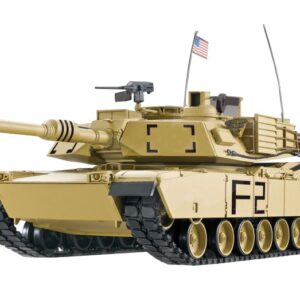 RC Panzer "M1A2 Abrams" 1:16 Heng Long -Rauch&Sound, Stahlgetriebe, Metallketten, 2,4Ghz V7.0 - Upg-A-0