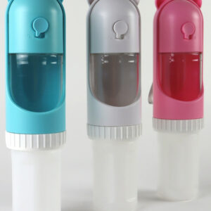 Haustier Trinkflasche to Go - 250 ml mit Ersatzfutterbehälter-0