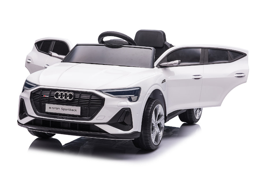 Kinderfahrzeug - Elektro Auto "Audi E-Tron" - lizenziert - 12V7AH Akku und 4 Motoren- 2,4Ghz + MP3 + Leder + EVA-17107
