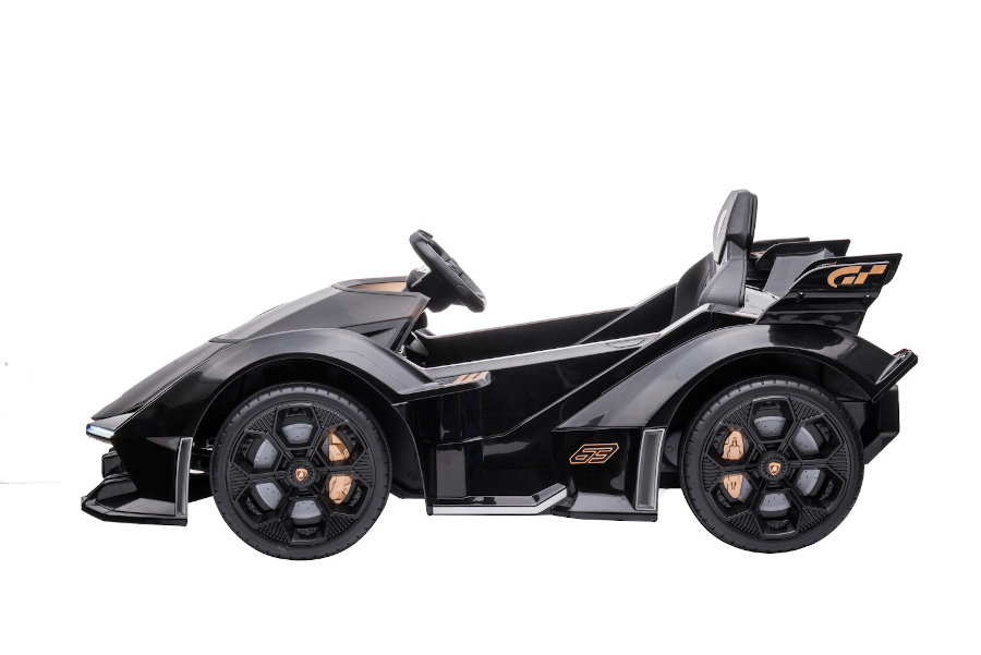 Kinderfahrzeug - Elektro Auto "Lamborghini V12 Vision Gran Turismo" - lizenziert - 12V7AH, 2 Motoren- 2,4Ghz Fernsteuerung, MP3, Ledersitz+EVA-17066