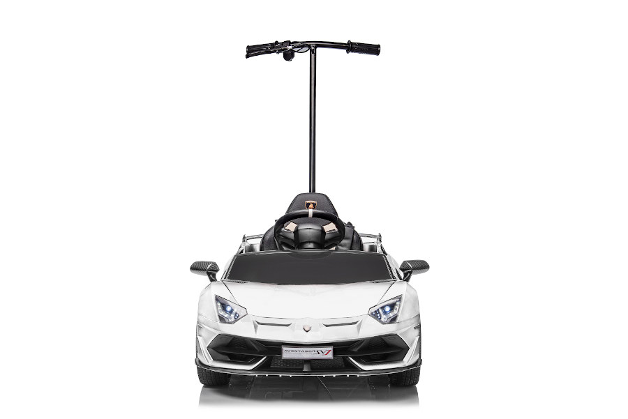 Kinderfahrzeug - Elektro Auto "Lamborghini Aventador SVJ" - lizenziert - 12V7AH, 2 Motoren- 2,4Ghz Fernsteuerung, MP3, Ledersitz+EVA -018B-17166