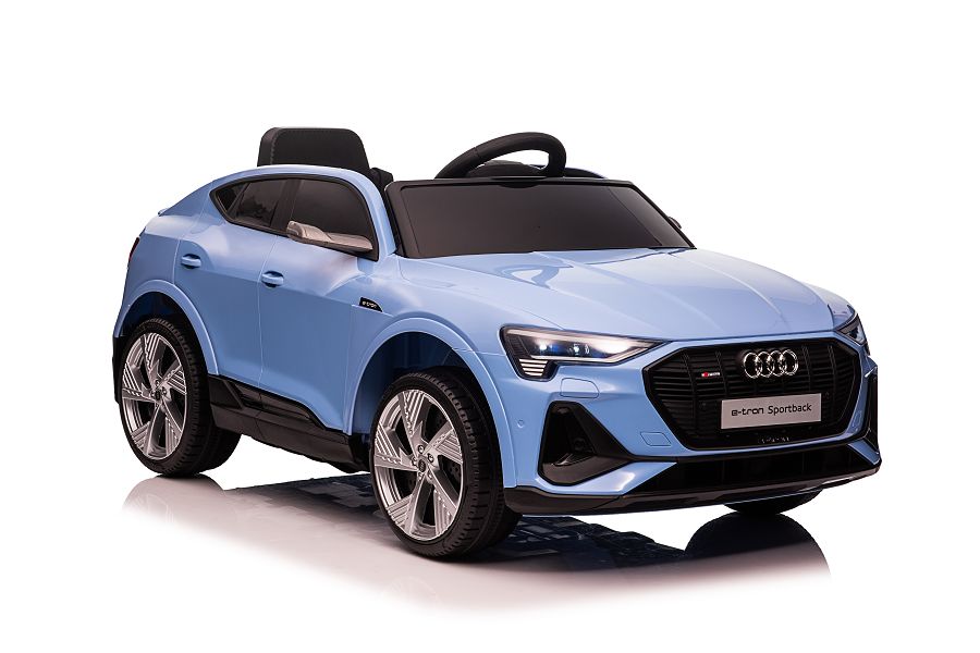 Kinderfahrzeug - Elektro Auto "Audi E-Tron" - lizenziert - 12V7AH Akku und 4 Motoren- 2,4Ghz + MP3 + Leder + EVA-18557