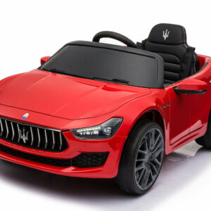 Kinderfahrzeug - Elektro Auto "Maserati Ghibli" - lizenziert - 12V7AH, 2 Motoren- 2,4Ghz Fernsteuerung, MP3, Ledersitz+EVA-0