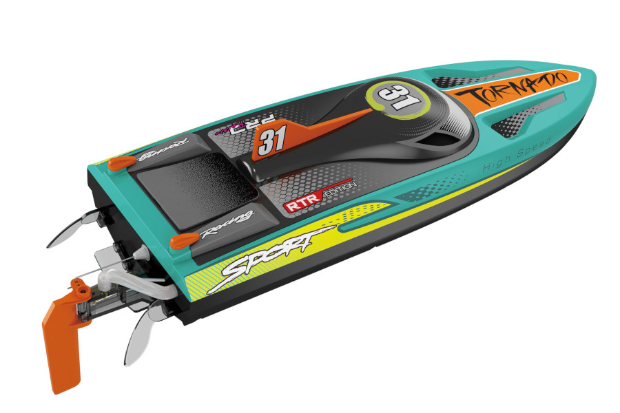 RC Racing Boot "HL Tornado" Brushless Motor, ESC, Servo, 65 km/h - mit Lipo und 2,4Ghz-17251