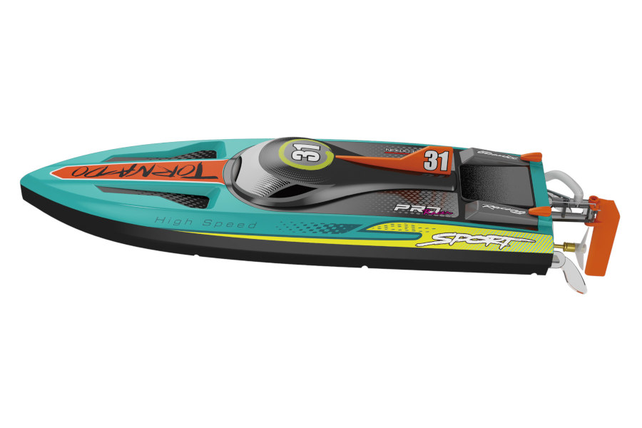 RC Racing Boot "HL Tornado" Brushless Motor, ESC, Servo, 65 km/h - mit Lipo und 2,4Ghz-17245