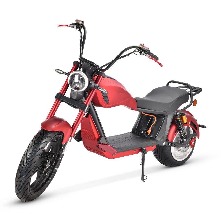 Elektro Scooter E-Chopper CP6 mit Straßenzulassung bis zu 48 km/h schnell - ca. 50 km Reichweite, 60V | 2000W | 20AH Akku-0