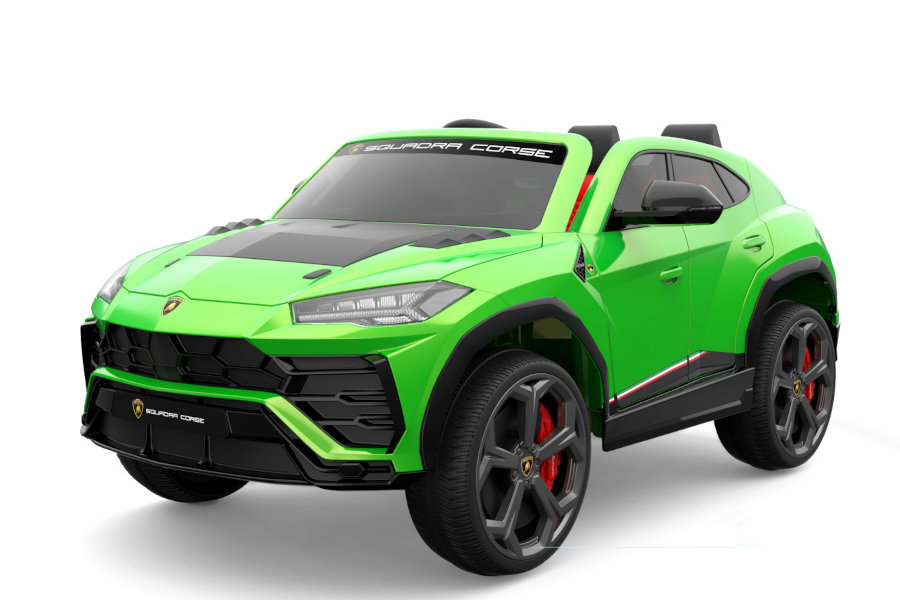 Elektro Kinderauto "Lamborghini Urus ST-X" - lizenziert - 12V Akku, 4 Motoren- 2,4Ghz Fernsteuerung, MP3, Ledersitz+EVA -Grün-0
