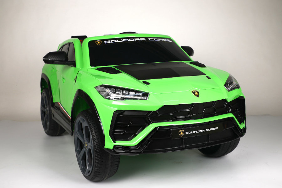 Elektro Kinderauto "Lamborghini Urus ST-X" - lizenziert - 12V Akku, 4 Motoren- 2,4Ghz Fernsteuerung, MP3, Ledersitz+EVA -Grün-17427