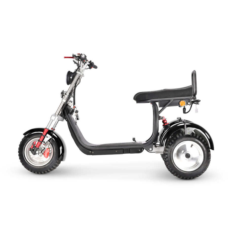 Coco Bike E-Scooter mit Straßenzulassung und drei Räder Trike CP7.1 Off-Road - ca. 45km Reichweite, 2 Motoren | 60V | 2000W | 20AH Akku-17432