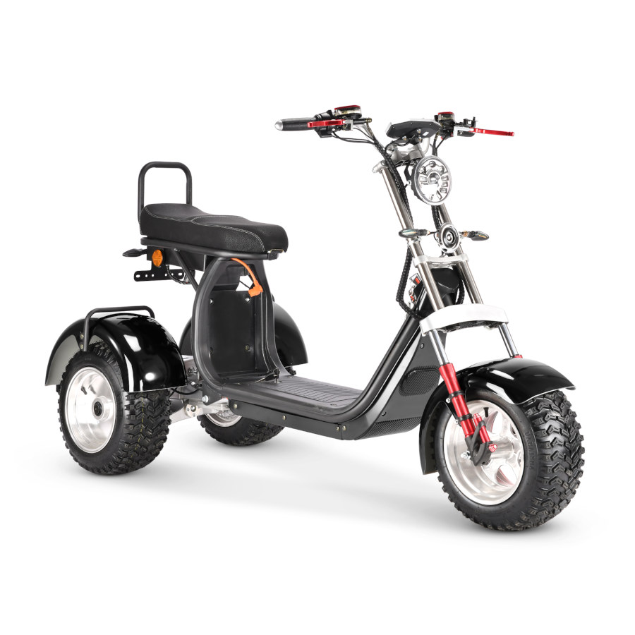 Coco Bike E-Scooter mit Straßenzulassung und drei Räder Trike CP7.1 Off-Road - ca. 45km Reichweite, 2 Motoren | 60V | 2000W | 20AH Akku-17441