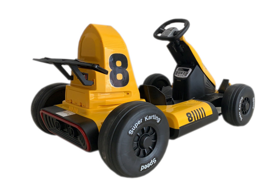 Kinder Elektroauto "e-Gokart F1" mit 12V - 2 Motoren + MP3 mit Fernbedienung-17424