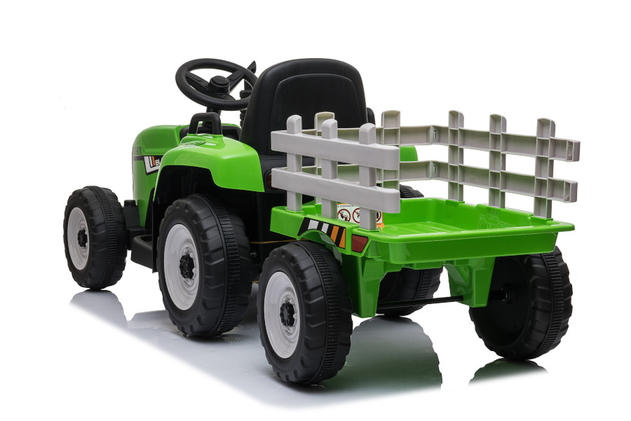 Kinderfahrzeug - Elektro Auto Traktor mit Anhänger - 12V7A Akku,2 Motoren-17455