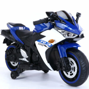 Elektro Kindermotorrad 888 - 12V 4,5A Akku - mit Stützräder, Musik und Lichter-0