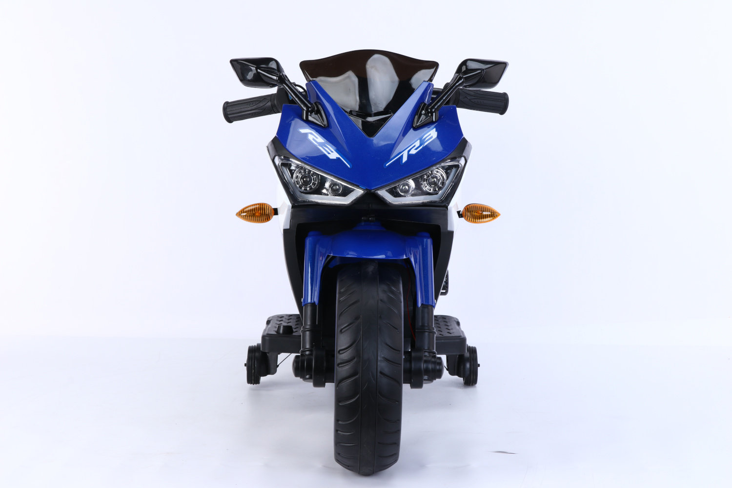 Elektro Kindermotorrad 888 - 12V 4,5A Akku - mit Stützräder, Musik und Lichter-17397