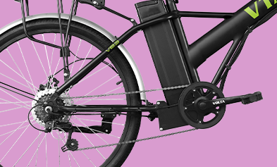 E-Bike Elektrofahrrad "Volta VB3" aus Aluminium, 36V 250W mit 10Ah Li-Ion Akku-17464