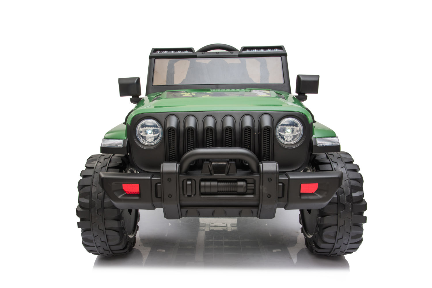 Kinderfahrzeug - Elektro Auto Offroad mit 12V10A Akku und 2x35W Motoren "Camouflage" 2,4Ghz+Ledersitz+EVA-17498