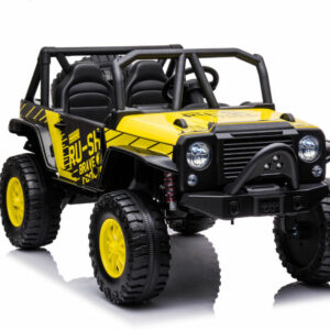 Kinderfahrzeug - Elektro Auto Offroad mit 12V10A Akku und 2x45W Motoren "2-Sitzer Mod. 188" 2,4Ghz+Ledersitz+EVA-0