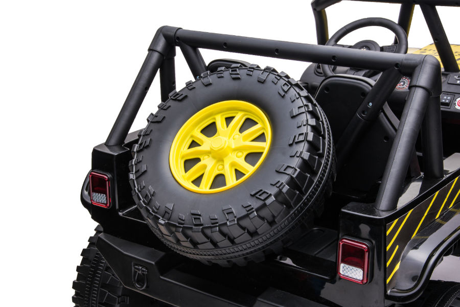 Kinderfahrzeug - Elektro Auto Offroad mit 12V10A Akku und 2x45W Motoren "2-Sitzer Mod. 188" 2,4Ghz+Ledersitz+EVA-17530