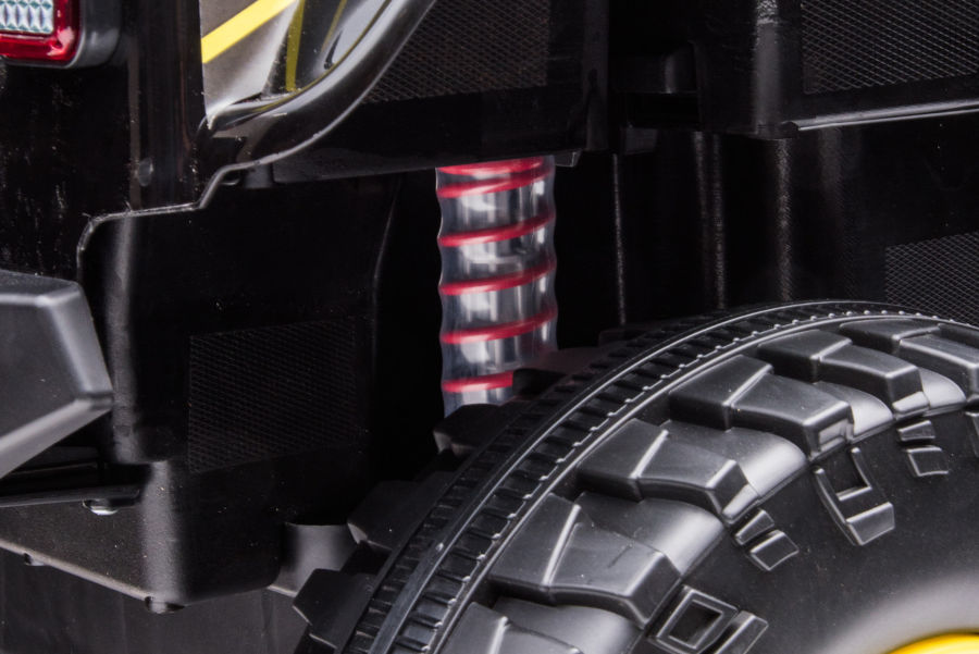 Kinderfahrzeug - Elektro Auto Offroad mit 12V10A Akku und 2x45W Motoren "2-Sitzer Mod. 188" 2,4Ghz+Ledersitz+EVA-17532