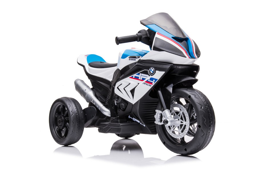 Kinderfahrzeug - Elektro Kindermotorrad - Dreirad - Lizenziert von BMW - Modell HP4-0