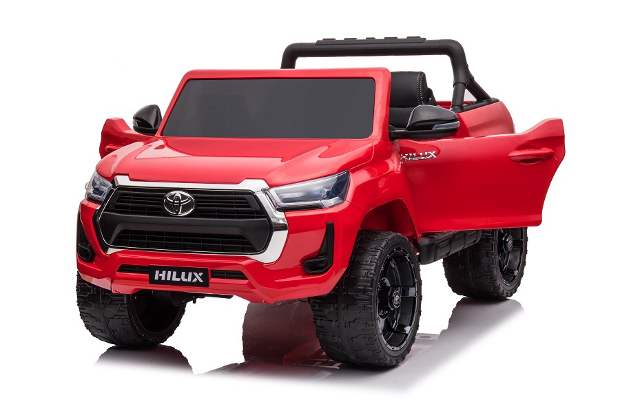 Kinderfahrzeug - Elektro Auto "Toyota Hilux" - lizenziert - 12V14AH Akku + 2,4Ghz+Ledersitz+EVA-17626