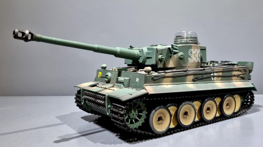 RC Panzer "German Tiger I S33" Heng Long - 1:16, Rauch&Sound+Stahlgetriebe und 2,4Ghz -V 7.0-17681