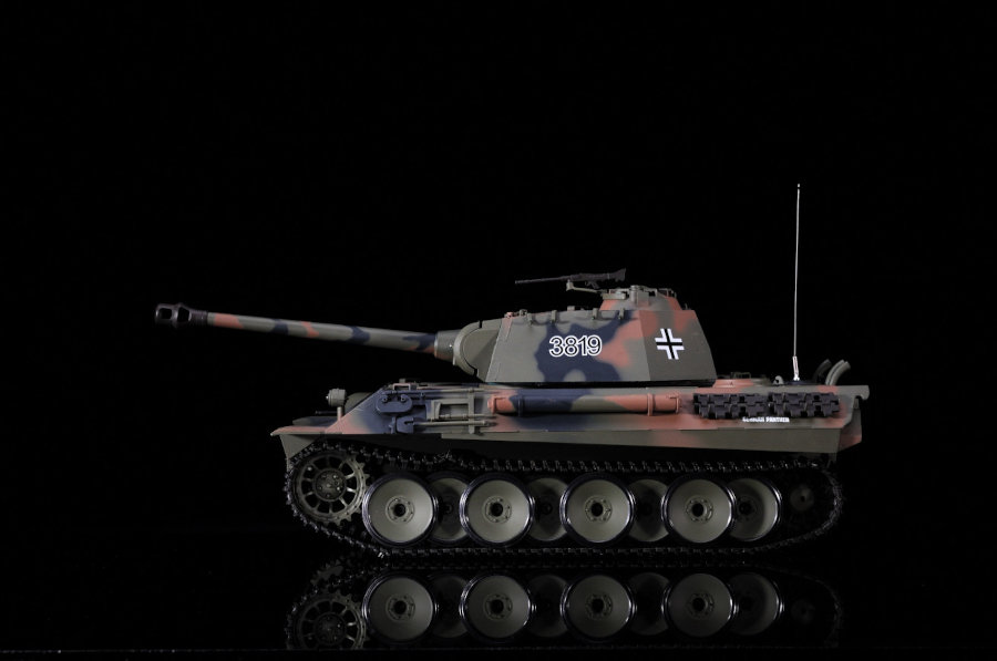 RC Panzer "German Panther" 1:16 Heng Long -Rauch&Sound+Stahlgetriebe und 2,4Ghz - V7.0 - Pro Modell-17812