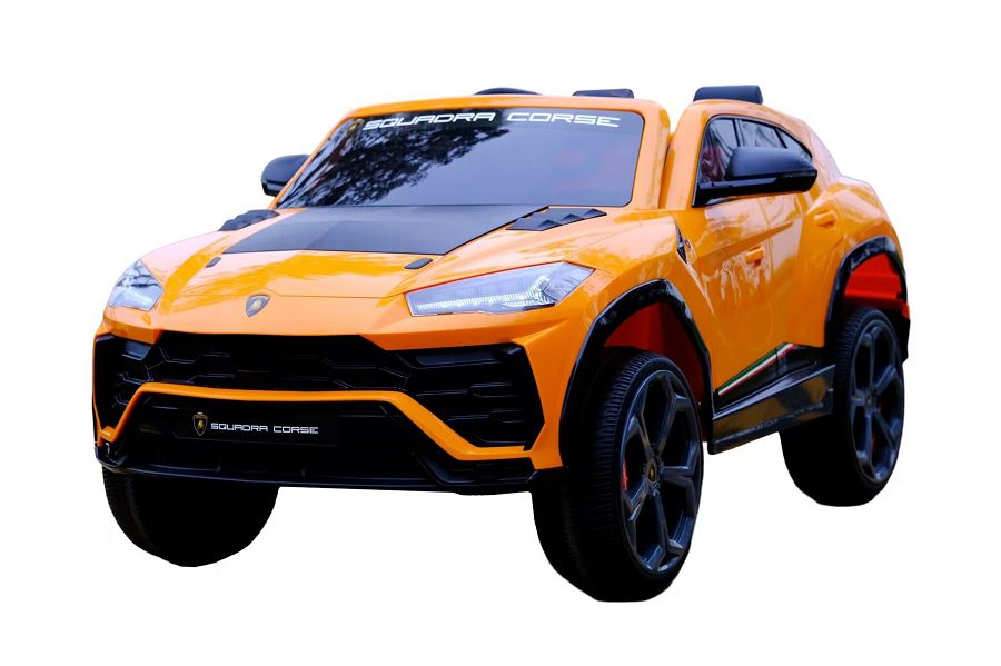 Elektro Kinderauto "Lamborghini Urus ST-X" - lizenziert - 12V Akku, 4 Motoren- 2,4Ghz Fernsteuerung, MP3, Ledersitz+EVA -Orange-18060