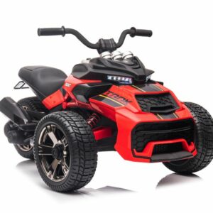 Elektro Kindermotorrad - Dreirad- 12V7A - 2 Motoren - MP3 + Leder "Mod.118"-0