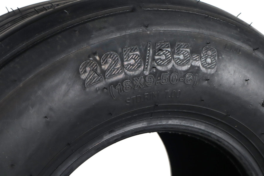 1x Ersatzreifen für Elektro Scooter / Coco Bike / Chopper - 225/55-8-18148