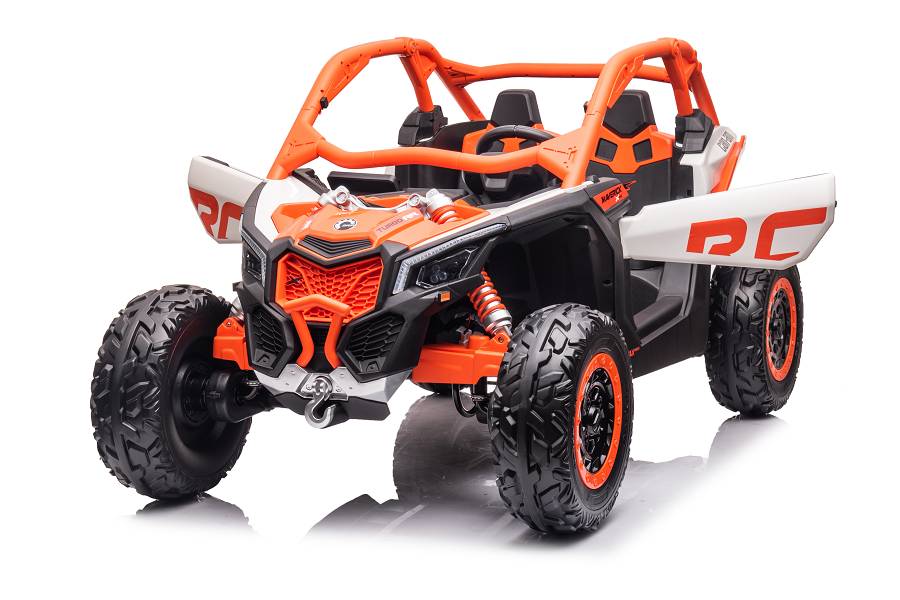 Kinderfahrzeug - Elektro Auto "Can Am" - 12V14A Akku,4x35W Motoren- 2,4Ghz, Allrad+2 Sitzer+Ledersitz+EVA-18156