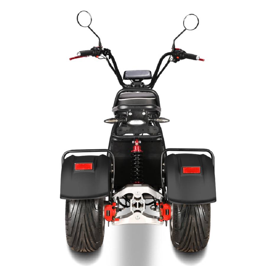E-Scooter Trike mit Straßenzulassung und drei Räder Trike HM7 - ca. 70km Reichweite, 2 Motoren | 60V | 4000W | 2 x 20AH Akkus-18184