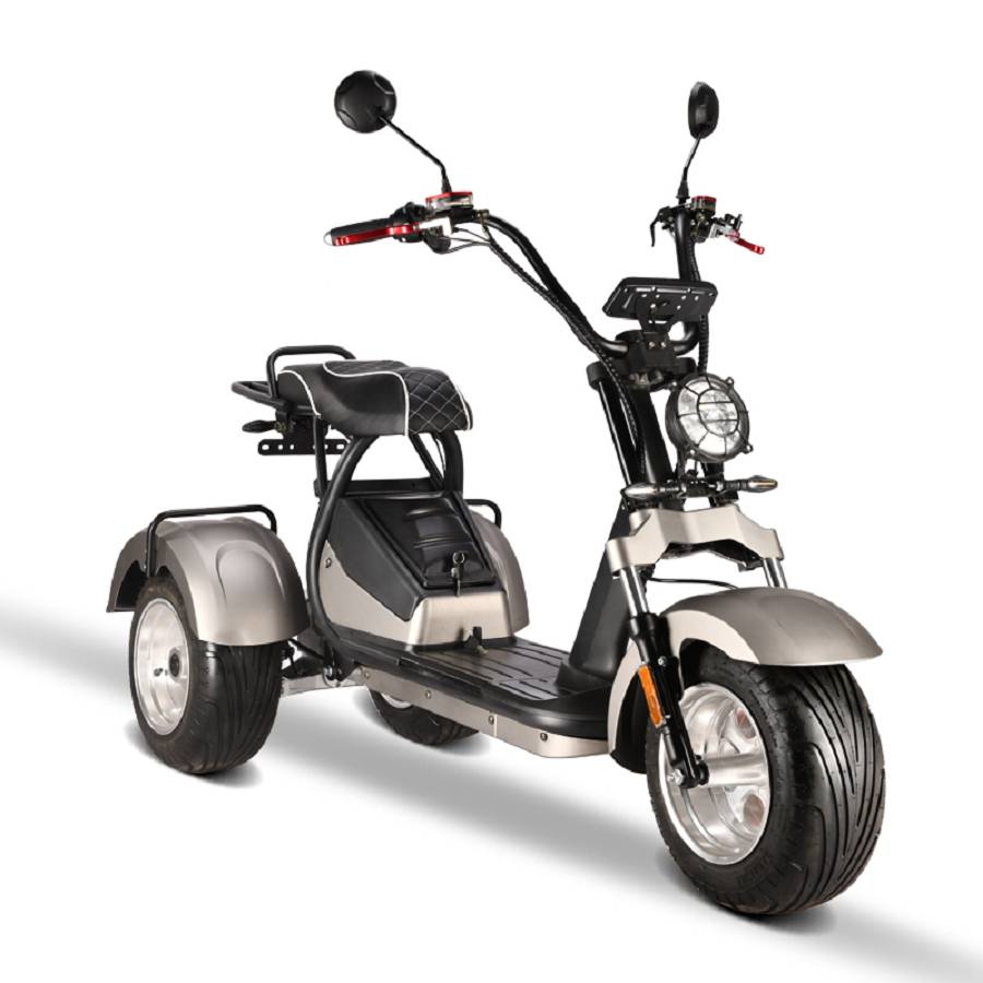 E-Scooter Trike mit Straßenzulassung und drei Räder Trike HM7 - ca. 70km Reichweite, 2 Motoren | 60V | 4000W | 2 x 20AH Akkus-18180