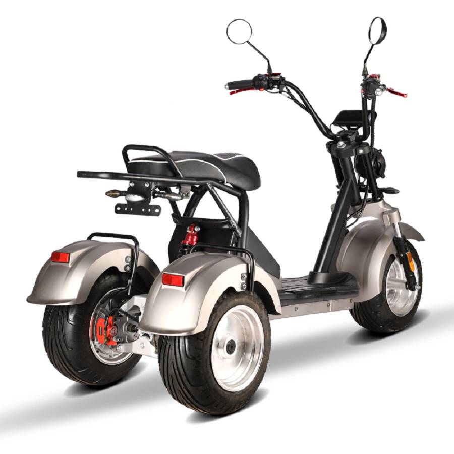 E-Scooter Trike mit Straßenzulassung und drei Räder Trike HM7 - ca. 70km Reichweite, 2 Motoren | 60V | 4000W | 2 x 20AH Akkus-18181