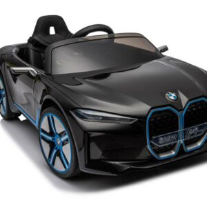 Elektro Kinderfahrzeug "BMW i4" - lizenziert - 12V7A Akku, 2 Motoren- 2,4Ghz Fernsteuerung, MP3, Ledersitz+EVA-0