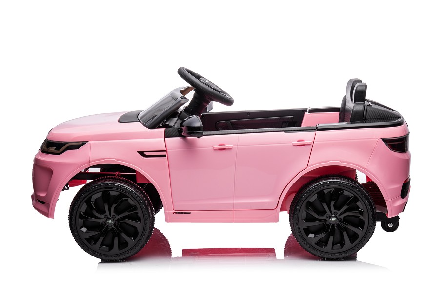 Kinderfahrzeug - Elektro Auto "Land Rover Discovery 5" - lizenziert - 12V7AH, 2 Motoren- 2,4Ghz Fernsteuerung, MP3, Ledersitz+EVA-Pink-18394
