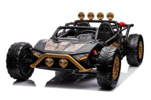 Elektro Kinderauto "Buggy 168" - 24V Akku,2x 200W Motoren- 2,4Ghz, Allrad+MP3 + Ledersitz + EVA-0