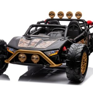 Elektro Kinderauto "Buggy 168" - 24V Akku,2x 200W Motoren- 2,4Ghz, Allrad+MP3 + Ledersitz + EVA-0