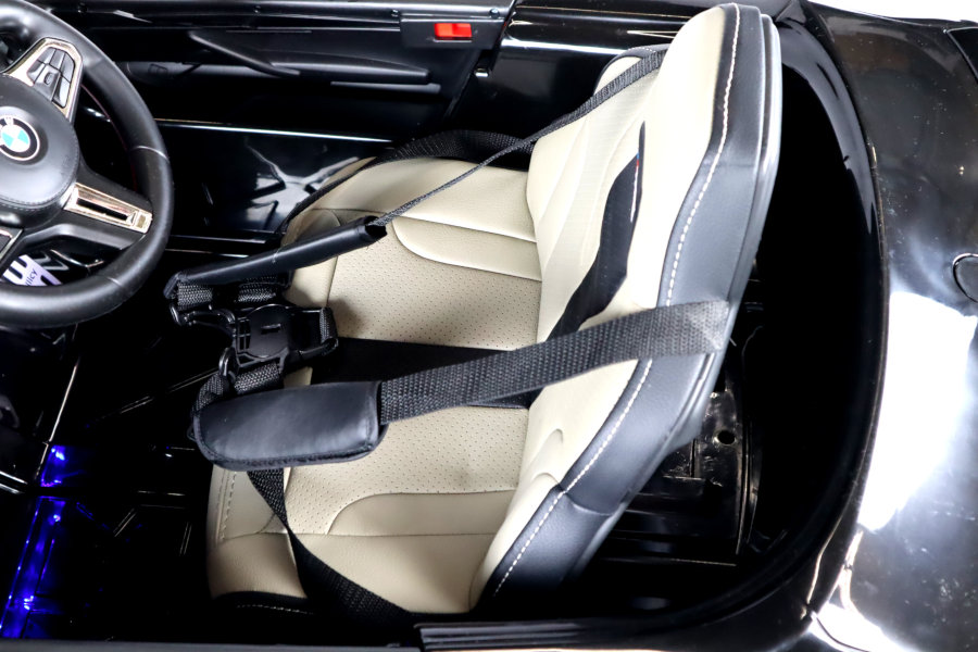 Elektro Kinderfahrzeug "BMW M5" - lizenziert - 12V7A Akku, 2 Motoren- 2,4Ghz Fernsteuerung, MP3, Ledersitz+EVA-Schwarz-18446