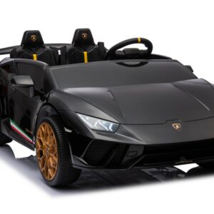 Kinderfahrzeug - Elektro Auto "Lamborghini Huracan Spider 2 Sitzer" - lizenziert - 12V10AH, 4 Motoren- 2,4Ghz Fernsteuerung, MP3, Ledersitz+EVA-0