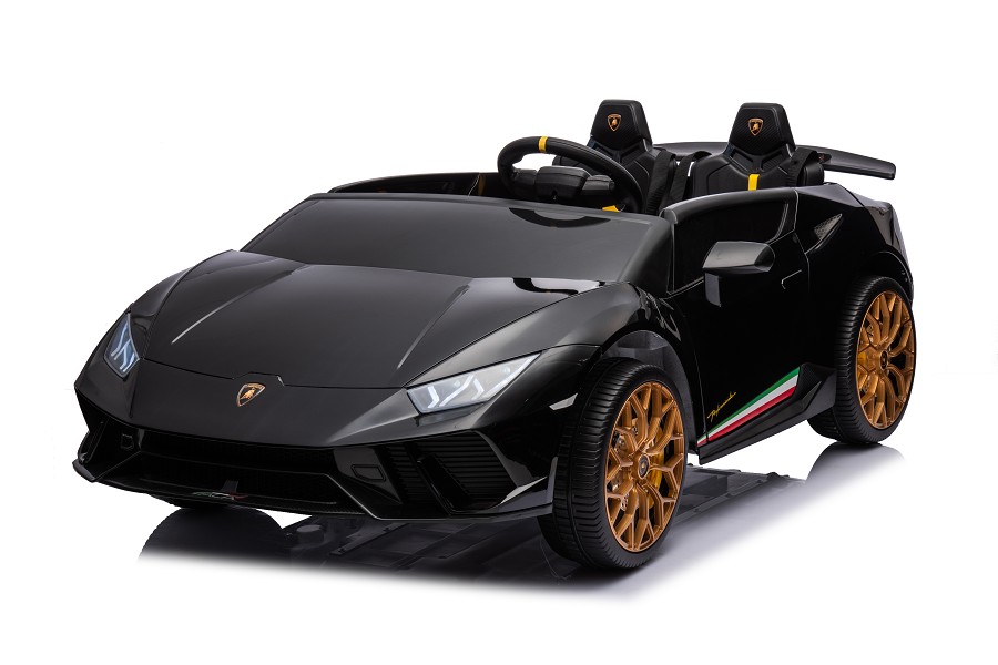 Kinderfahrzeug - Elektro Auto "Lamborghini Huracan Spider 2 Sitzer" - lizenziert - 12V10AH, 4 Motoren- 2,4Ghz Fernsteuerung, MP3, Ledersitz+EVA-18465