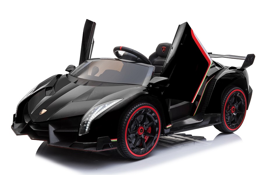 Kinderfahrzeug - Elektro Auto "Lamborghini Veneno 615B" - lizenziert - 12V7AH, 4 Motoren- 2,4Ghz Fernsteuerung, MP3, Ledersitz+EVA-18404