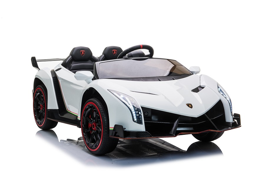 Kinderfahrzeug - Elektro Auto "Lamborghini Veneno 615B" - lizenziert - 12V7AH, 4 Motoren- 2,4Ghz Fernsteuerung, MP3, Ledersitz+EVA-18414