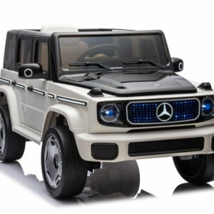Kinderfahrzeug - Elektro Auto "Mercedes EQG AMG" - Lizenziert - 12V9AH Akku,4 Motoren- 2,4Ghz Fernsteuerung, MP3+Ledersitz+EVA-0